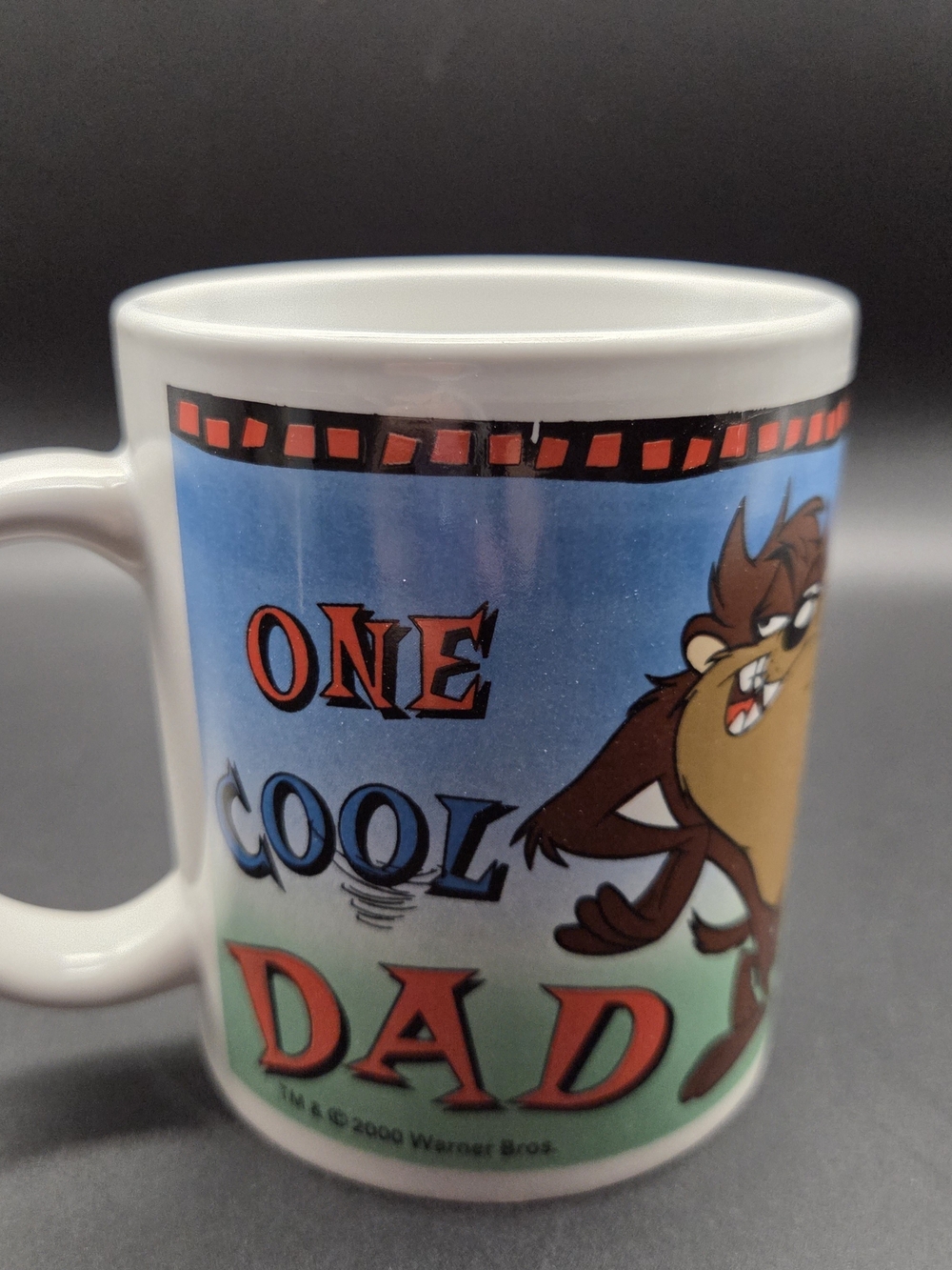 Vintage Taz Looney Tunes "One Cool Dad" Mug In Gift Box - Father's Day Gift NIB